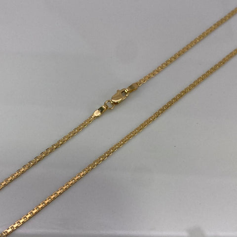 Cadena Italy China  Oro amarillo 18k +1 / 4,19 Gr / 1,4 mm / 60 Cm *