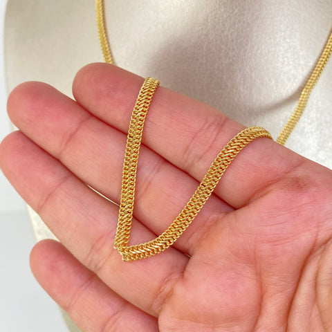 Cadena ● Sedusa Oro amarillo 18k 4,9 Gr / 3,8 mm / 45 Cm *