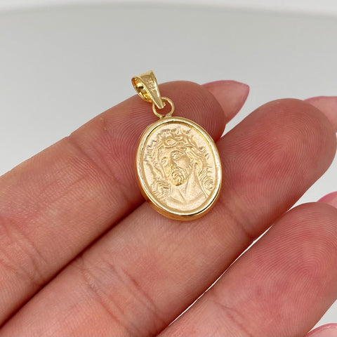 Dije Rostro Jesus Oro amarillo 18k 1,05 Gr / 2,5 Cm
