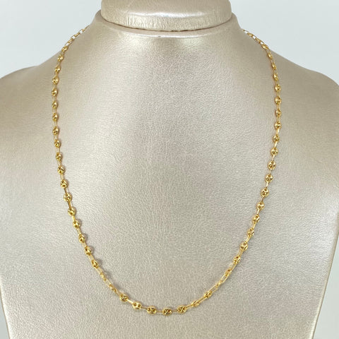 Cadena GC Oro amarillo 18k 4,56 Gr / 3,3 mm / 45 Cm *