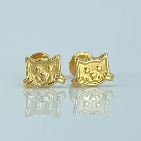 Topos Gato Oro amarillo 0,7 Gr / 8,2 mm *