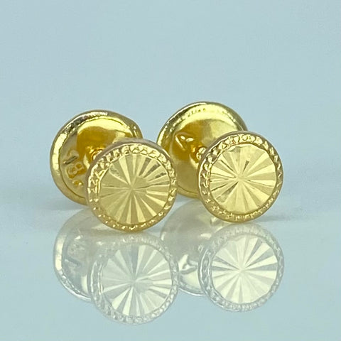 Topos Circulos Diamantados Oro amarillo 0,5 Gr / 5 mm †
