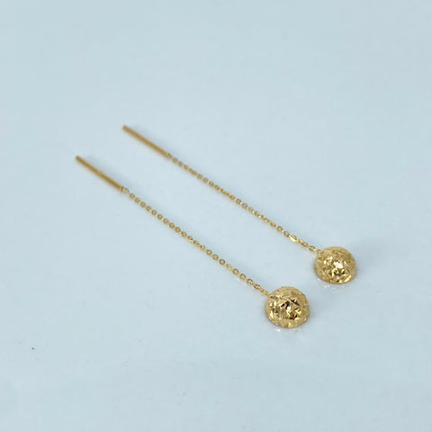 Topos ● Bola Diamantada ESP (Cadena) Oro amarillo 18k +3 / 0,55 Gr / 6 mm