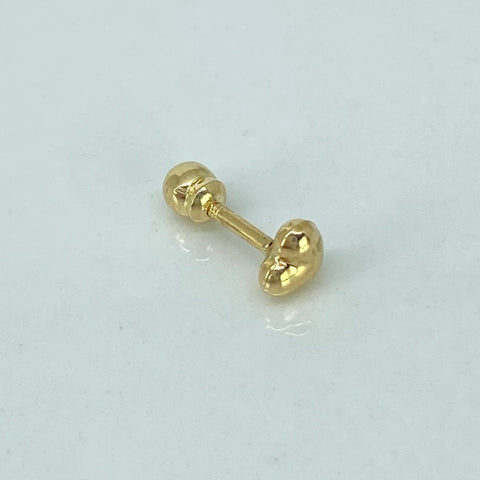 Piercing Corazon / Oro Amarillo 18k (Joya) / 0,3gr / 1.2cm / (Oreja) *