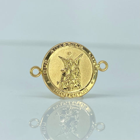 Herraje Angel De La Guarda Oro amarillo 18k 1,21 Gr / 2,2 Cm  *