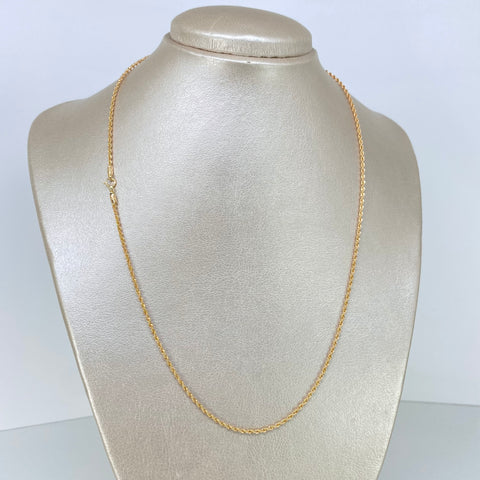 Cadena ● Lazo Oro amarillo 18k +1 / 1,73 Gr / 1,7 mm / 50 Cm *