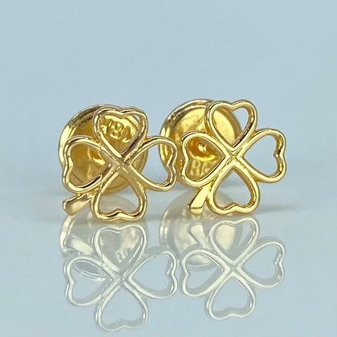 Topos Trebol Oro amarillo 0,67 Gr / 6,3 mm †