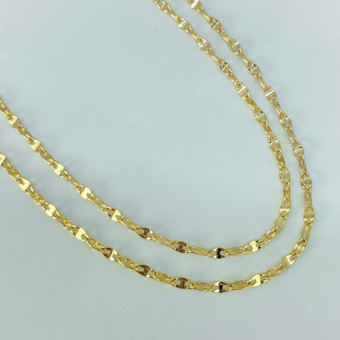 Cadena ● GC Italy Oro amarillo 18k +1 / 3 Gr / 2,7 mm / 60 Cm *