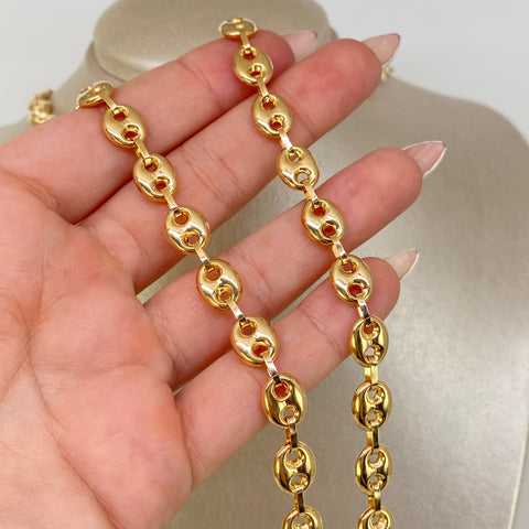 Cadena GC Oro amarillo 18k 24,30 Gr / 8,2 mm / 68 Cm *