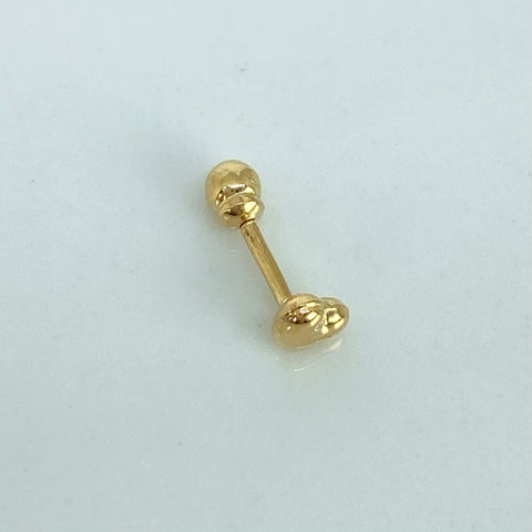 Piercing Corazon / Oro Amarillo 18k (Joya) / 0,3gr / 1.1cm / (Oreja) *