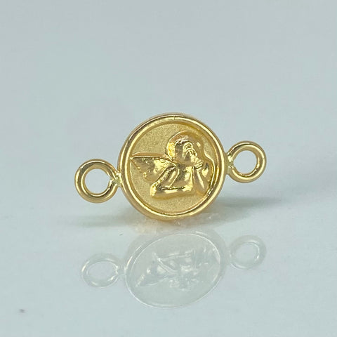 Herraje Angel De La Guarda Oro amarillo 18k 0,36 Gr / 1,5 Cm *