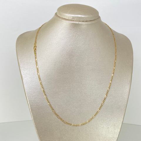 Cadena ● Tres Por Uno 3x1 Oro amarillo 18k 2,95 Gr / 2,6 mm / 50 Cm †