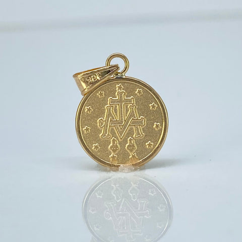 Dije Virgen Milagrosa Oro amarillo 0,7 Gr / 1,8 Cm *