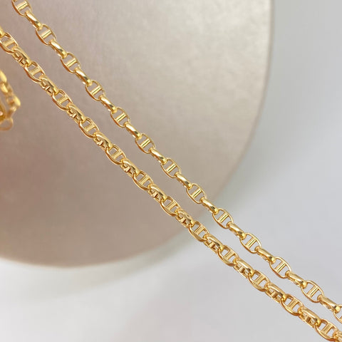 Cadena ● GC Italy Oro amarillo 18k +1 / 3,8 Gr / 2,6 mm / 45 Cm *v