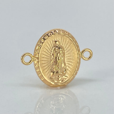 Herraje Virgen Guadalupe Oro amarillo 18k 0,85 Gr / 1,8 Cm