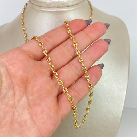 Cadena GC Oro amarillo 18k 6,44 Gr / 4 mm / 50 Cm