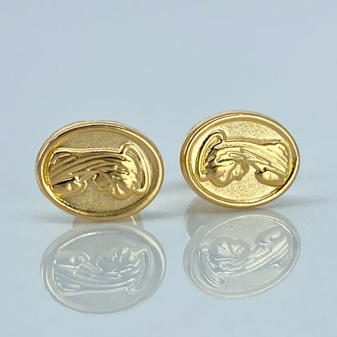 Topos Virgen Maria Oro amarillo 18k 0,75 Gr / 7,3 mm †