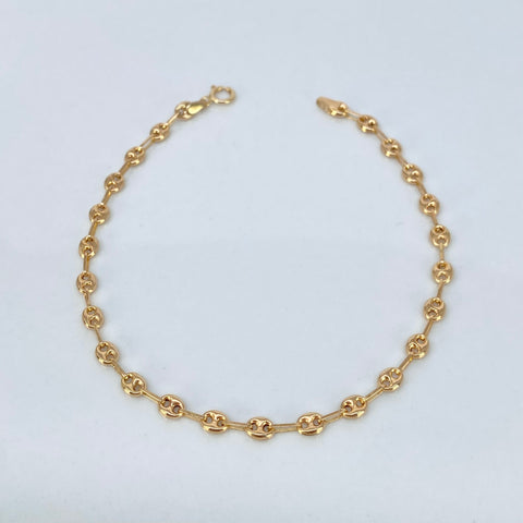 Pulso GC Lisos Oro amarillo 1,92 Gr / 3,3 mm / 18,4 Cm †