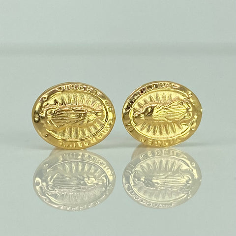 Topos Virgen Guadalupe Oro amarillo 18k 0,97 Gr / 8,3 mm