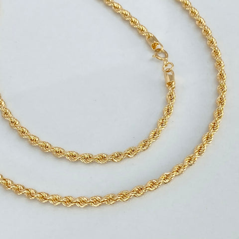 Cadena ● Lazo Oro amarillo 18k +1 / 5,2 Gr / 2,8 mm / 50 Cm *