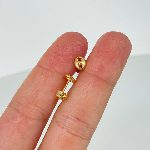 Topos GC Lisos Oro amarillo 0,51 Gr / 6,3 mm *