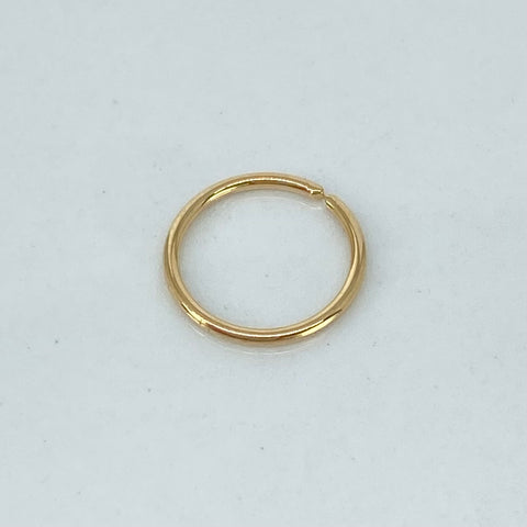 Piercing Aro / Oro Amarillo 18k (Joya) / 0,2gr / 1cm / (Oreja) †