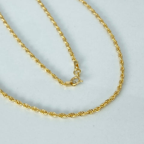 Cadena ● Lazo Oro amarillo 18k +1 / 1,4 Gr / 1,6 mm / 45 Cm *