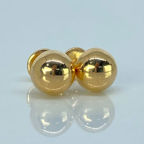 Topos Media Bolas Lisas Oro amarillo 0,73 Gr / 7 mm *