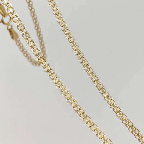 Cadena ● China Oro amarillo 18k 3,3 Gr / 2,2 mm / 50 Cm