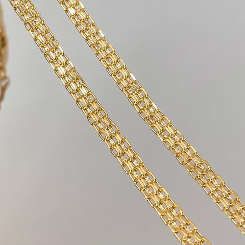 Cadena ● China Oro amarillo 18k 5,55 Gr / 3,1 mm / 60 Cm *