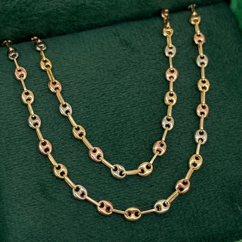Cadena GC Tres oros 18k 5,70 Gr / 3,3 mm / 60 Cm *