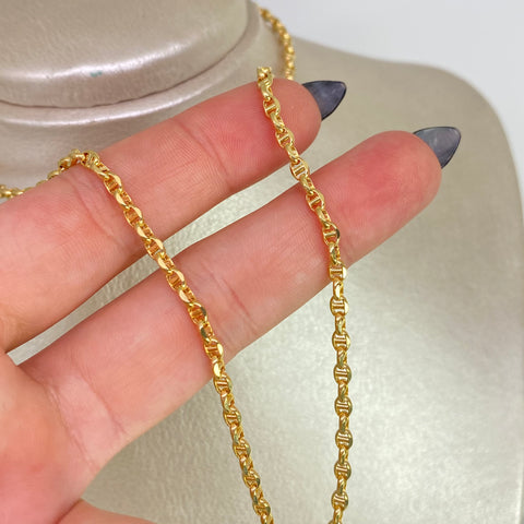 Cadena ● GC Italy Oro amarillo 18k 4,8 Gr / 3 mm / 45 Cm *