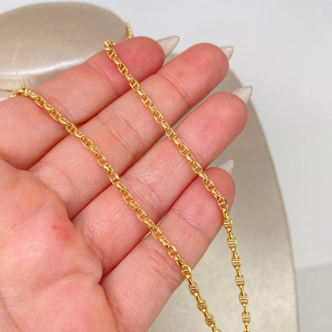 Cadena ● GC Italy Oro amarillo 18k +1 / 3,8 Gr / 2,6 mm / 45 Cm *v