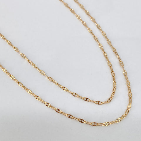 Cadena ● GC Italy Oro amarillo 18k +1 / 1,11 Gr / 1,6 mm / 45 Cm *