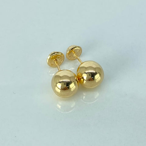 Topos Bolas Lisas Oro amarillo 1 Gr / 8 mm †