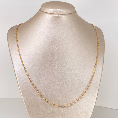 Cadena GC Oro amarillo 18k 6,55 Gr / 3,3 mm / 60 Cm †