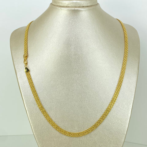 Cadena ● China Oro amarillo 18k 11,9 Gr / 5,2 mm / 60 Cm