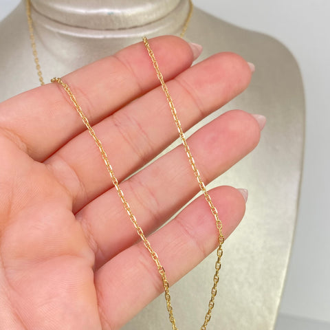 Cadena ● GC Oro amarillo 18k 2,90 Gr / 1,3 mm / 50 Cm *