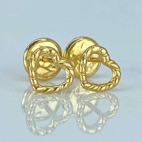 Topos Corazon Entorchado Oro amarillo 0,45 Gr / 6 mm †