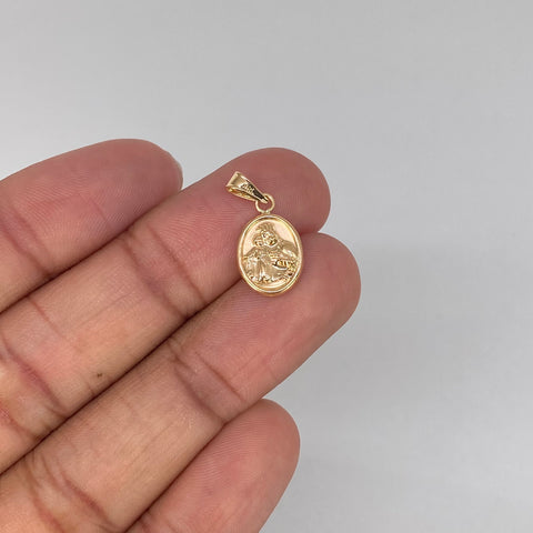 Dije Virgen Del Carmen Oro amarillo 0,6 Gr / 2 Cm