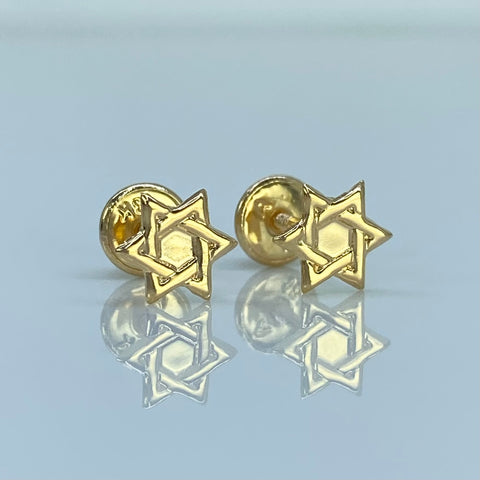 Topos Estrella De David Oro amarillo 18k 0,57 Gr / 6 mm