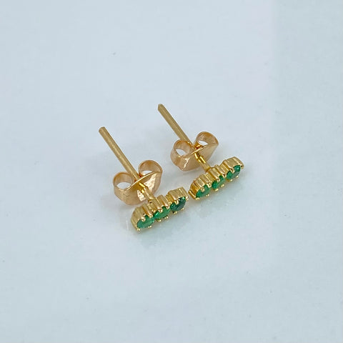 Topos Esmeraldas 10PTS Oro amarillo 1,2 Gr / 3 mm