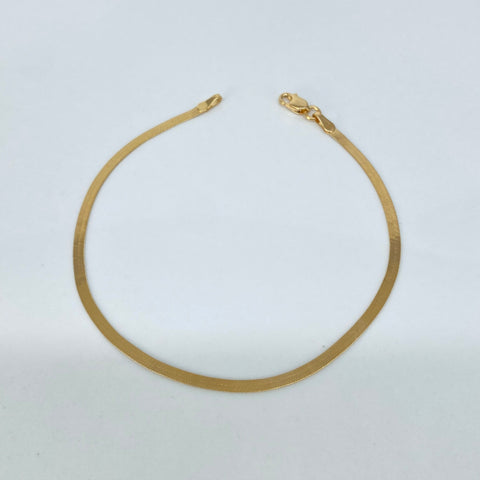 Pulso ● Espejo Oro amarillo 18k +3 / 2,13 Gr / 2,2 mm / 19,3 Cm