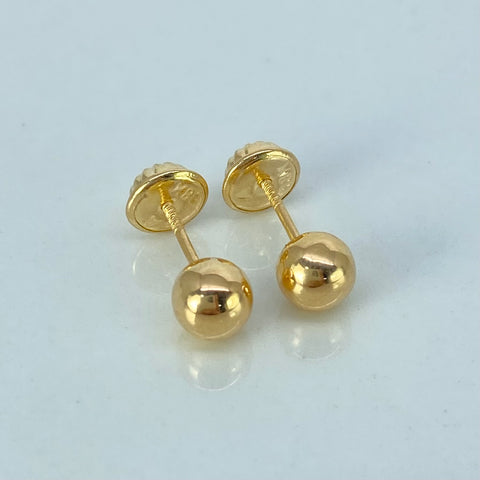 Topos Bolas Lisas Oro amarillo 0,55 Gr / 5 mm