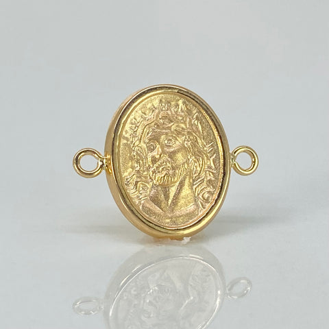 Herraje Rostro Jesus Oro amarillo 18k 0,95 Gr / 2 Cm