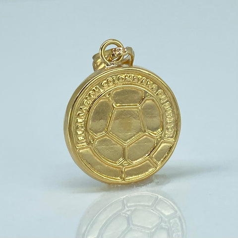 Herraje Balon Futbol Oro amarillo 1,15 Gr / 2,1 Cm *