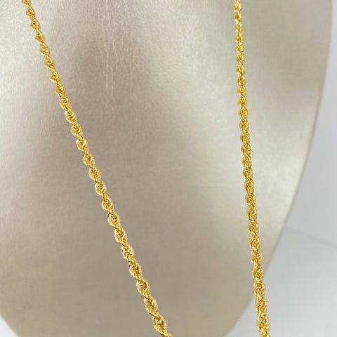 Cadena ● Lazo Oro amarillo 18k +1 / 4,12 Gr / 2,6 mm / 50 Cm