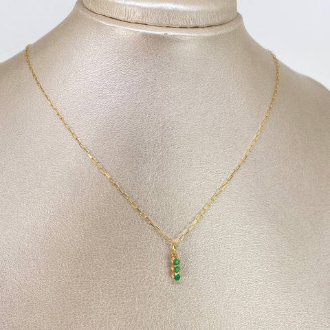 Set Cadena Cajón + Dije Oruga 18 Pts Esm Oro amarillo 18k 1,80 Gr / 1 mm / 45 Cm †