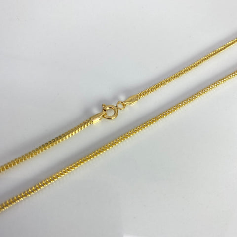 Cadena Italy Franco Oro amarillo 18k +2 / 3,89 Gr / 1,4 mm / 50 Cm