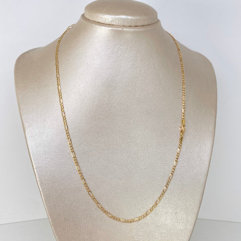 Cadena ● Tres Por Uno 3x1 Oro amarillo 18k 2,85 Gr / 2,7 mm / 50 Cm *